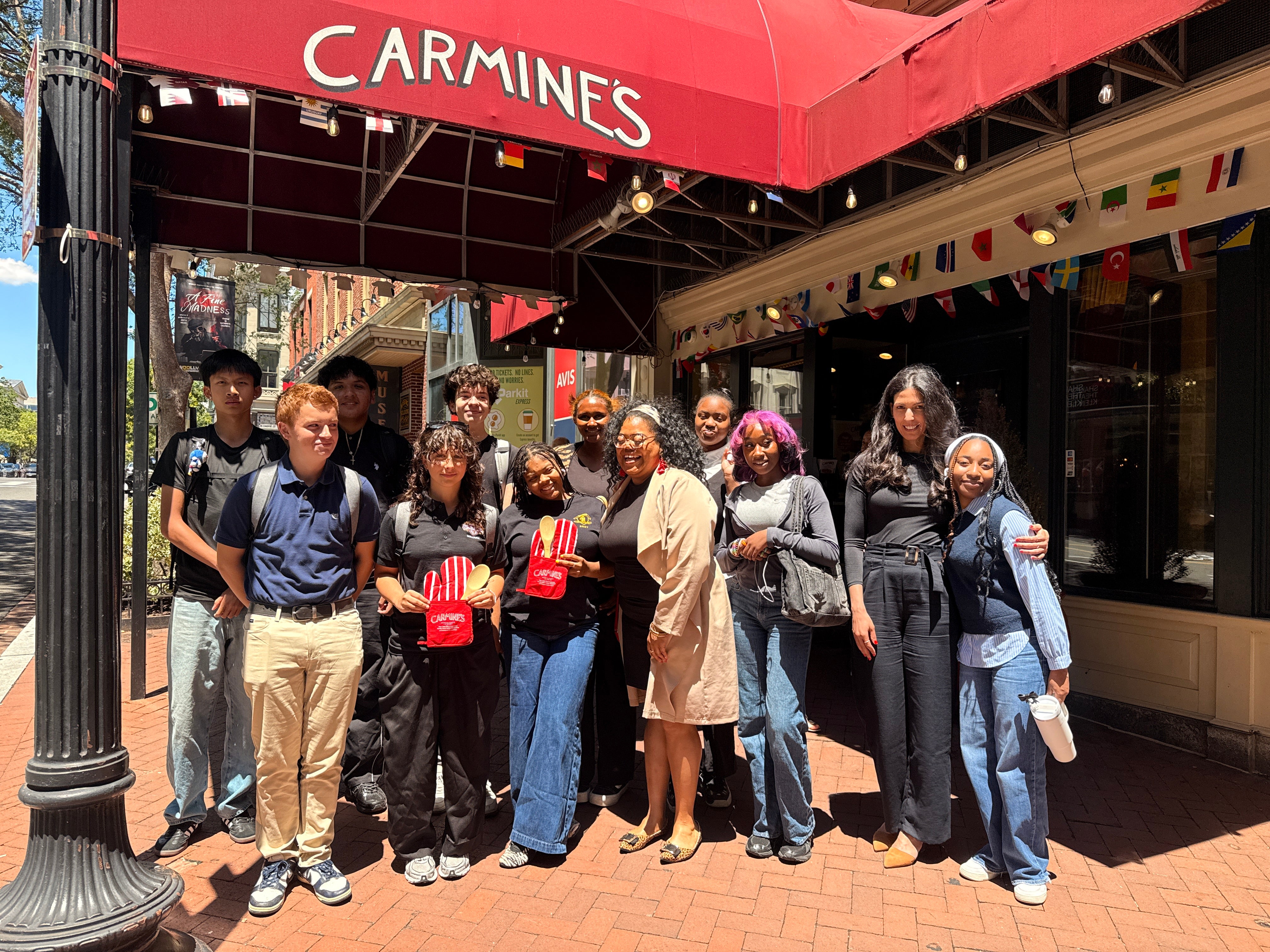 CRI 2026 - Students in front of Carmine's