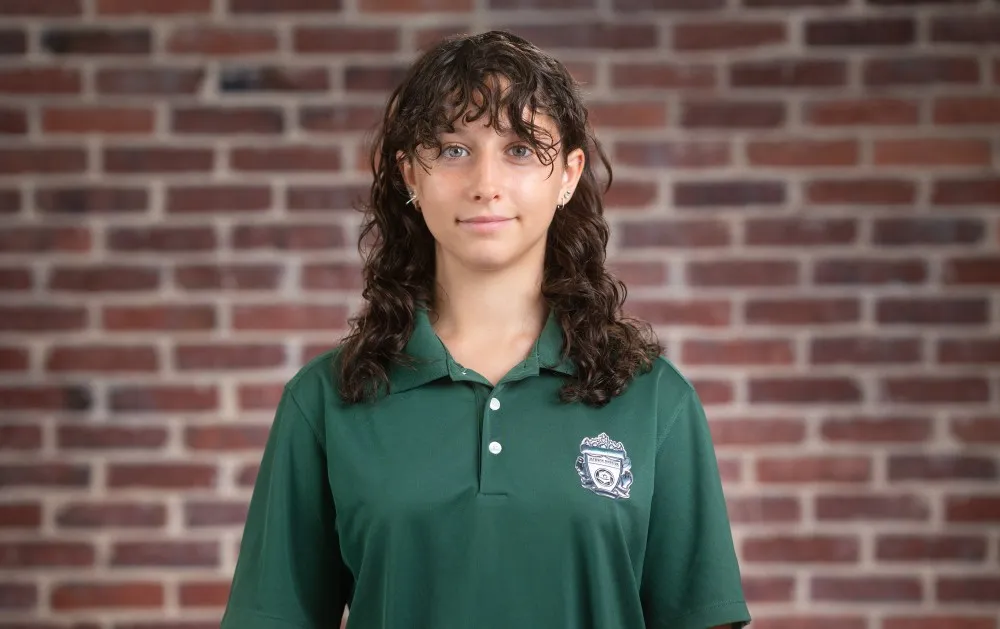 Grey Fischer, a young White woman