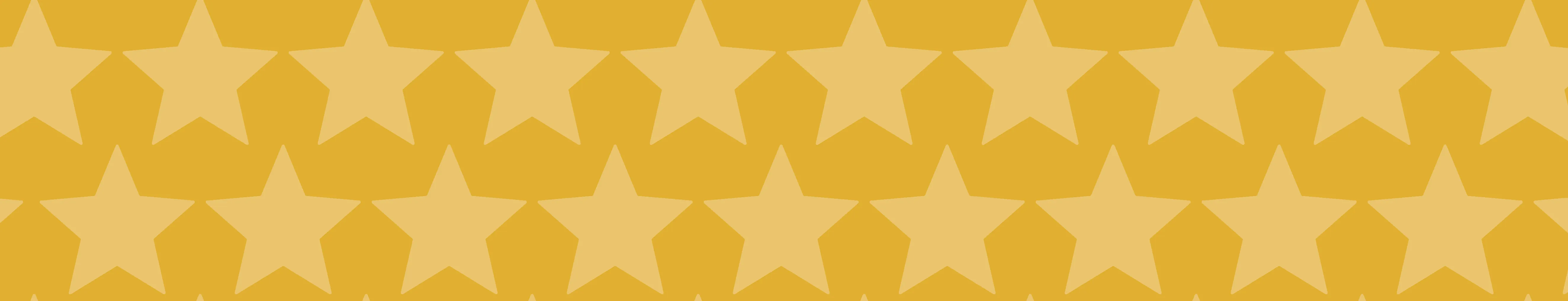 a yellow pattern of stars